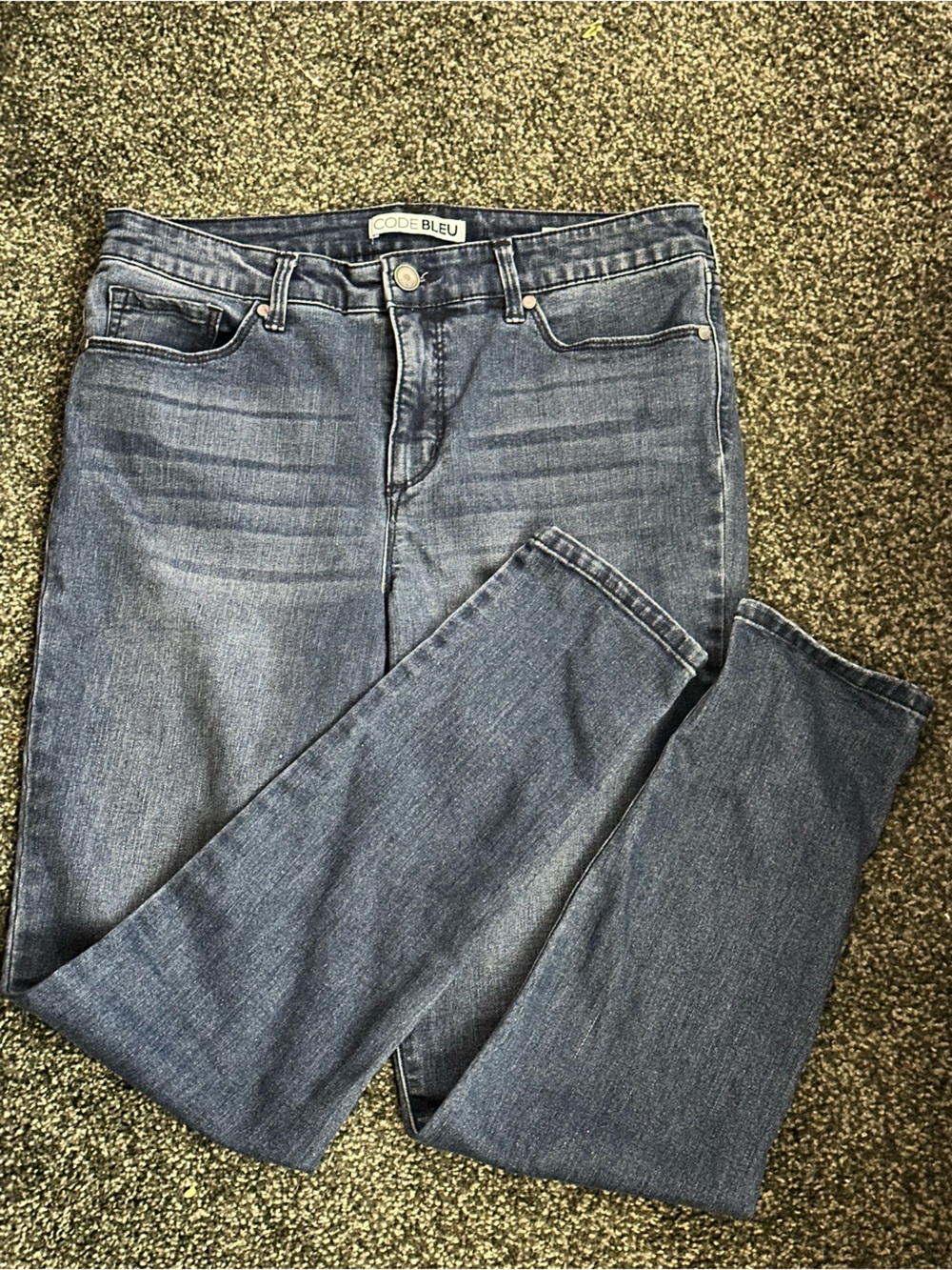 Code Bleu Women’s Straight-Leg Denim Jeans in Faded Blue